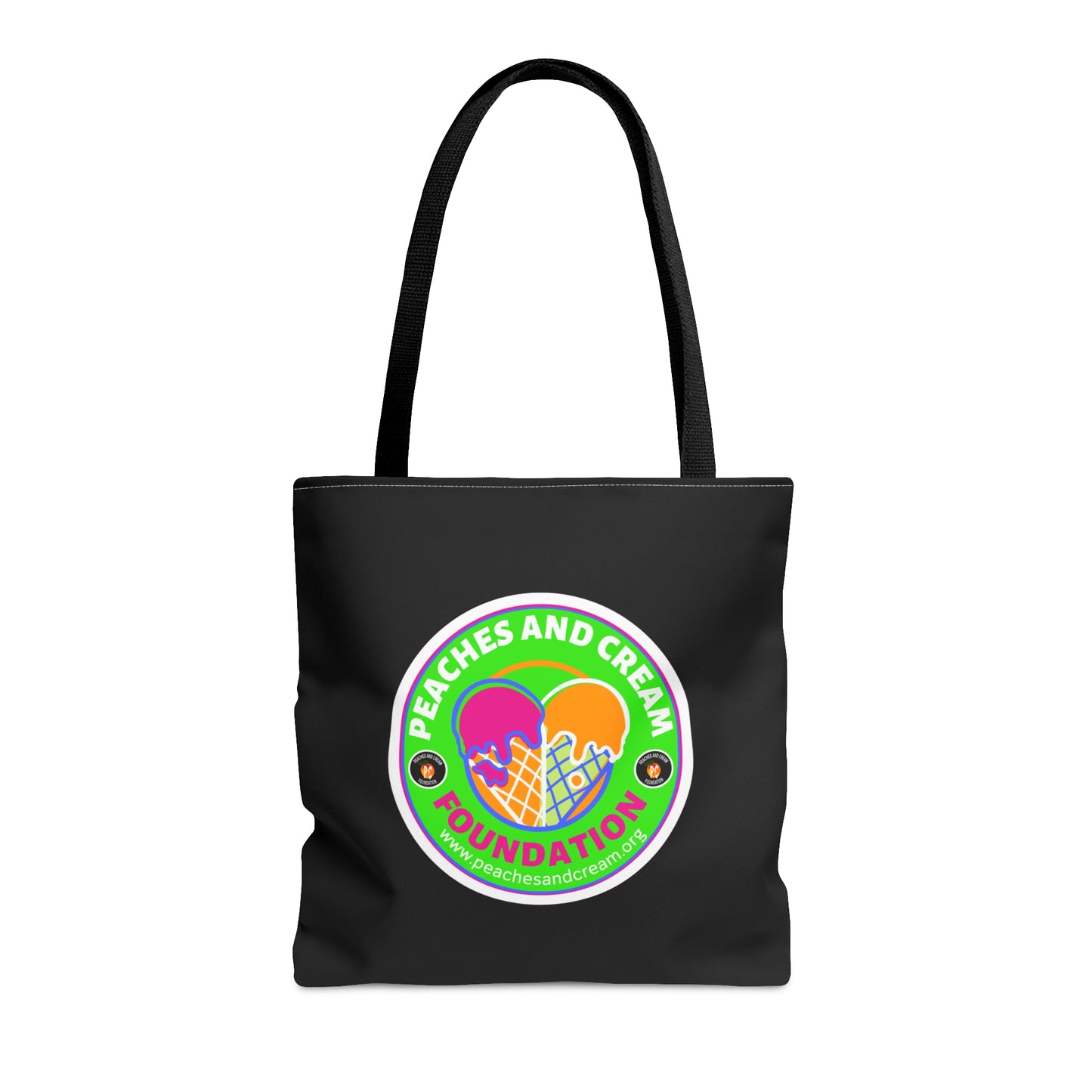 Peaches & Cream Ice Cream Cones AOP Tote Bag