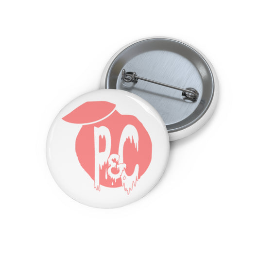 P&C Pink Logo Pin Buttons