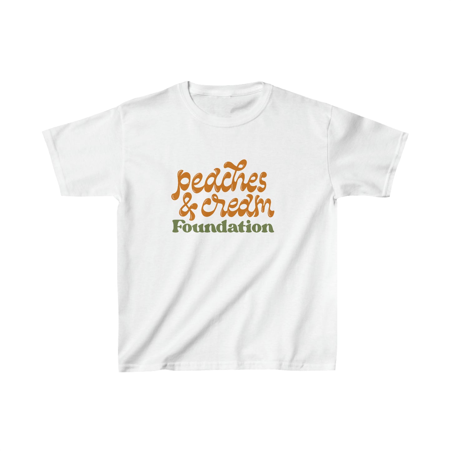 Retro Peaches and Cream Kids Tee