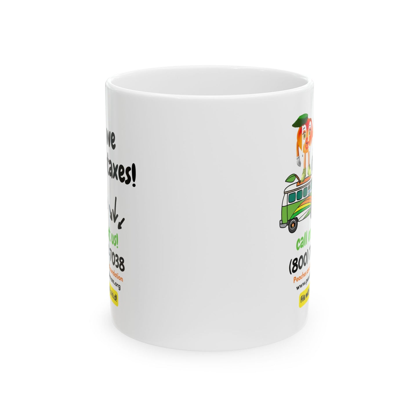 Fun Tax Season Ceramic Mug - Perfect for Accountants & Celebrations