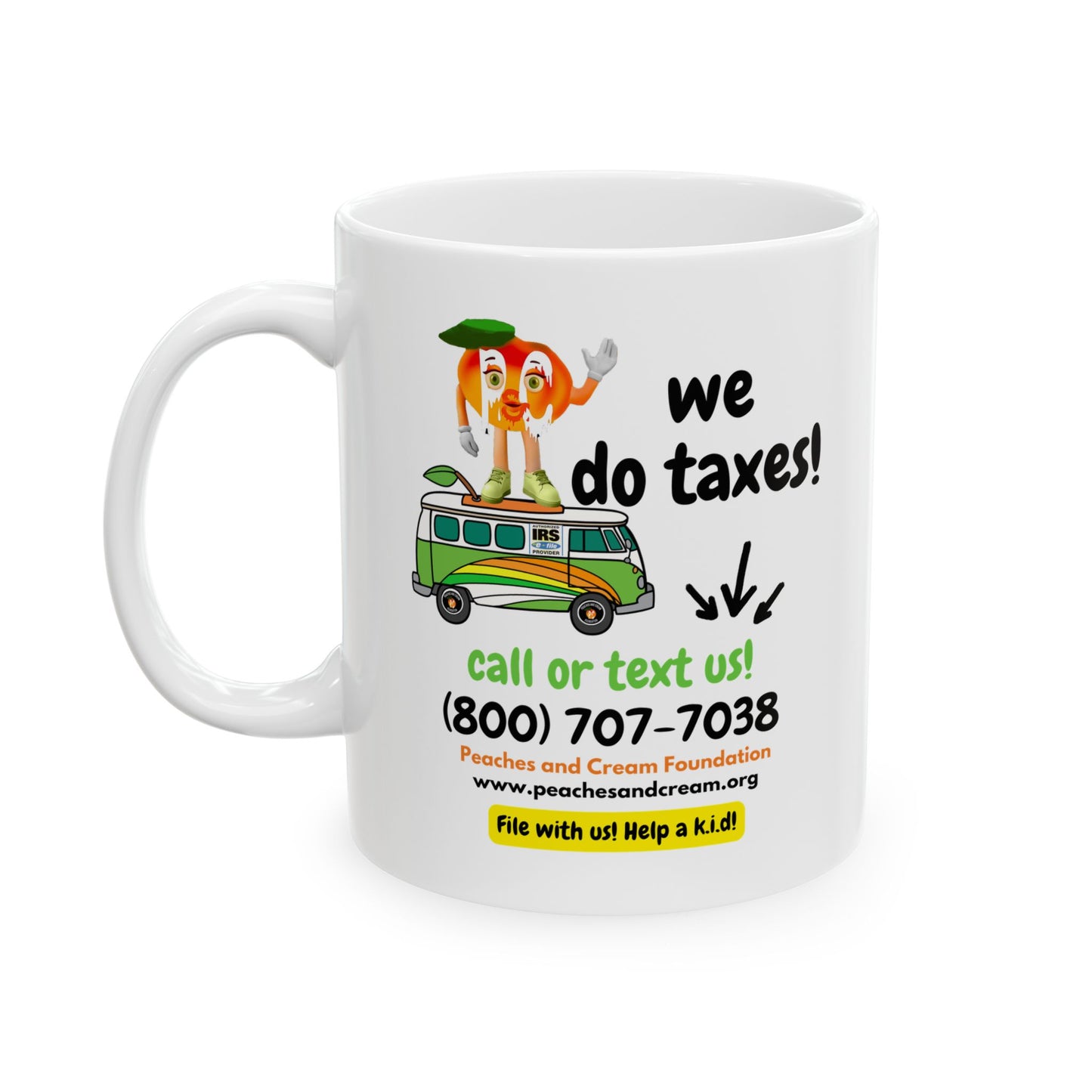 Fun Tax Season Ceramic Mug - Perfect for Accountants & Celebrations