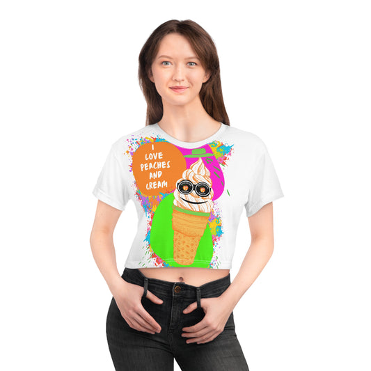 PNCF Ice Cream Crop Tee (AOP)