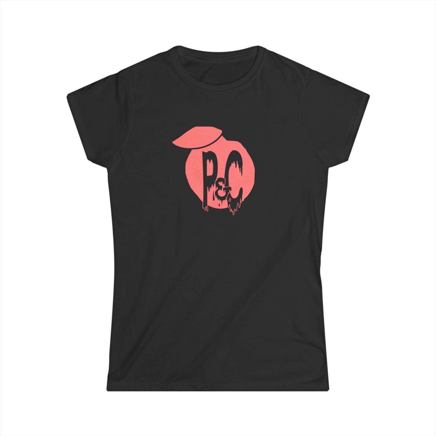 Pink P&C Logo Women's Softstyle Tee